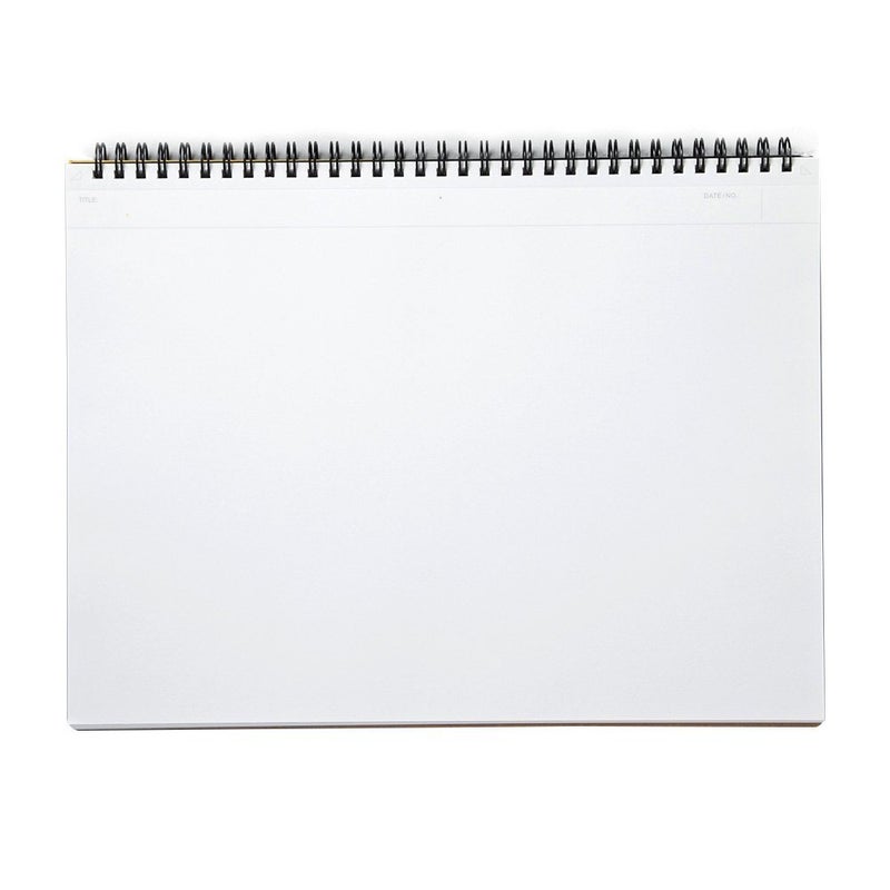 Maruman MNEMOSYNE Notebook 8.66 x 11.69 Inches (Horizontal A4), Unruled, 70 Sheets (N181A) - Image 4
